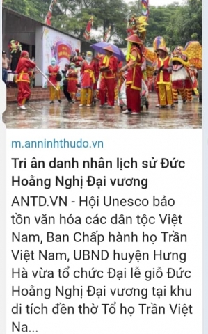 MỘT TỜ BÁO XUYÊN TẠC LỊCH SỬ VƯƠNG TRIỀU TRẦN